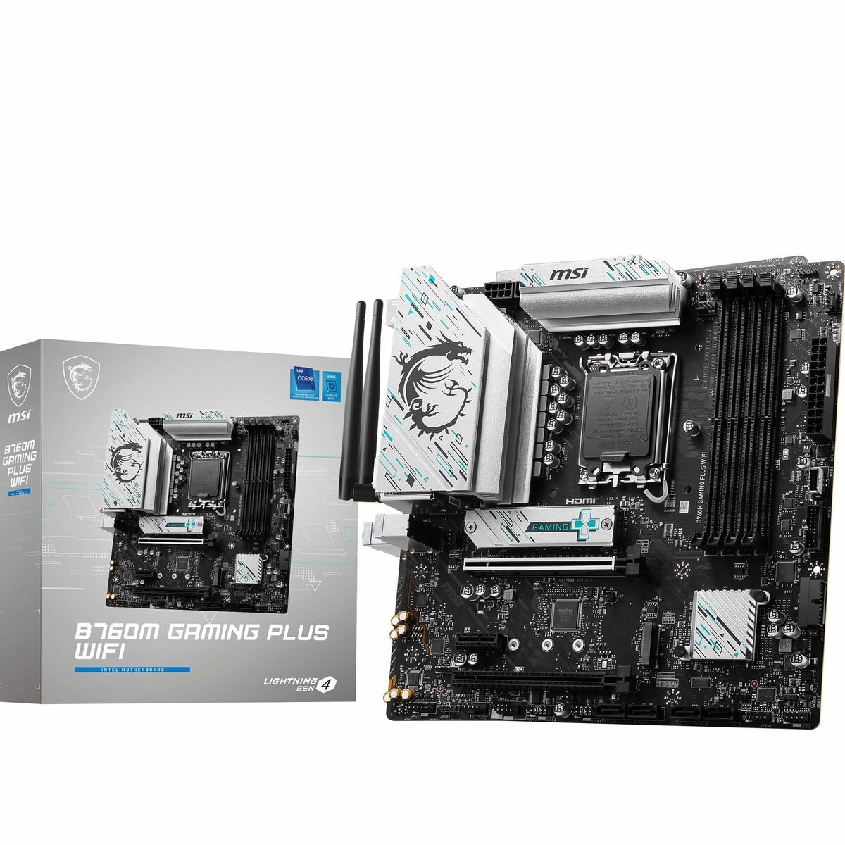 Scheda Madre MSI B760M GAMING PLUS WIFI Intel B760 LGA 1700